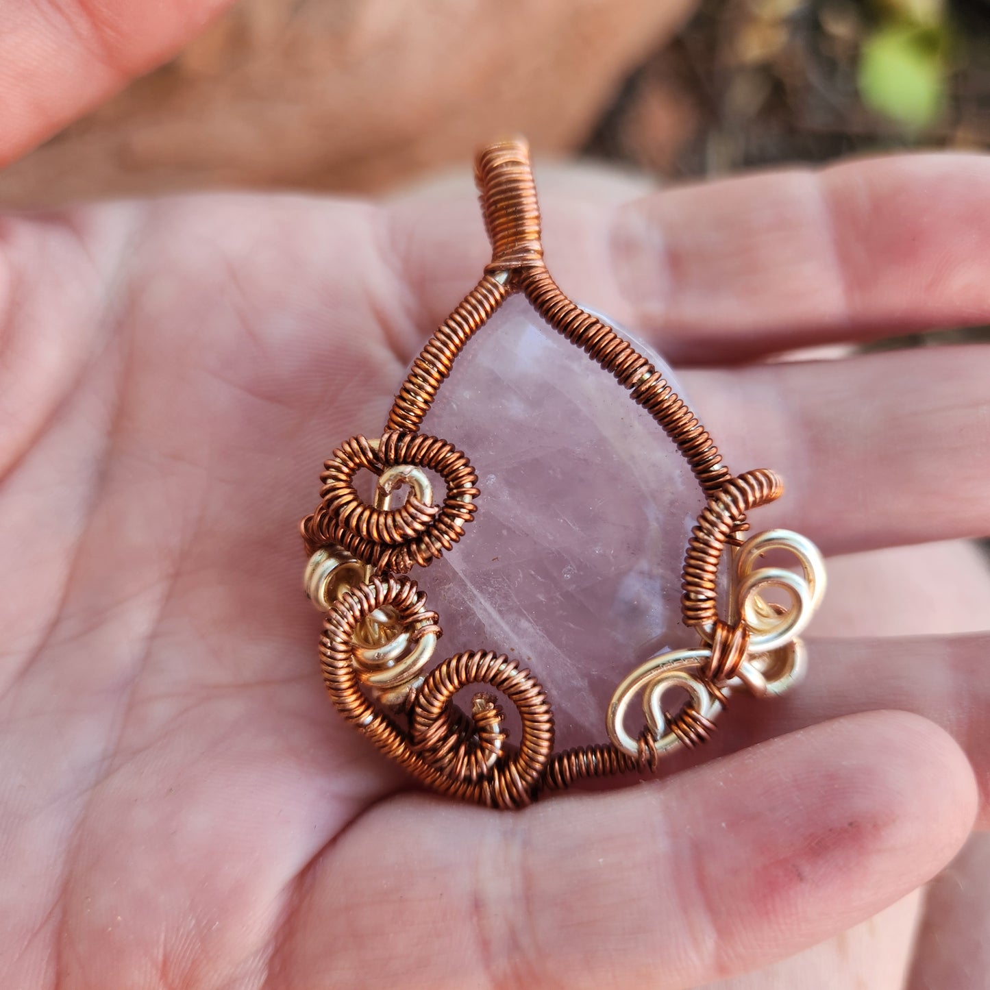 Rose Quartz Pendant