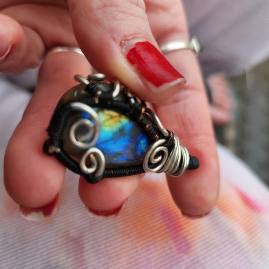 Small Labradorite Pendant